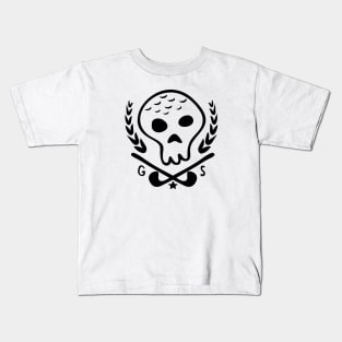 Golf Skeleton Kids T-Shirt
